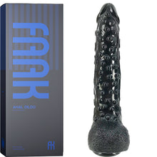 Load image into Gallery viewer, FAAK G130 Large 10.3" Textured Anal Dildo Liquid Silicone Dong Alien

