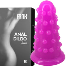 Load image into Gallery viewer, FAAK-74 Huge Thick Dotted Anal Dildo Plug Purple
