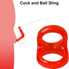 Load image into Gallery viewer, Freeballer 2-Loop Cock Ring Couples Cocksling Erection Aid Sling Couples Sex Toy
