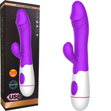 Load image into Gallery viewer, 30 Speed G Spot Rabbit Vibrator Dildo Vaginal Clitoral Stimulator
