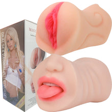 Load image into Gallery viewer, Libra Double Ended Male Masturbator Vagina Oral Sex Stroker Pocket Pussy

