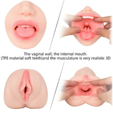 Load image into Gallery viewer, Libra Double Ended Male Masturbator Vagina Oral Sex Stroker Pocket Pussy
