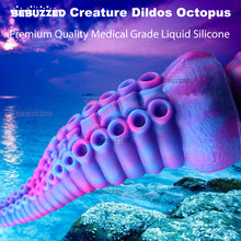 Load image into Gallery viewer, Fantasy Creature Octopus Tentacle Dildo Alien Anal Plug Large Cock
