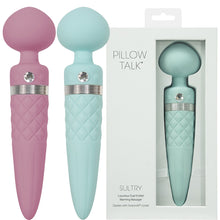 Load image into Gallery viewer, Pillow Talk Sultry Dual Ended Warming Massager Wand Clitoral Stimulator Sex Toy
