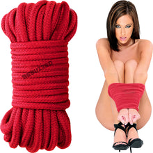 Load image into Gallery viewer, Fetish BDSM Rope Silky Soft Japanese Bondage 10m-20m Tie-Up Restraints Sex Toy
