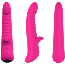 Load image into Gallery viewer, S-HANDE Aurora Rotating Rabbit G Spot Vibrator Rechargeable Pink
