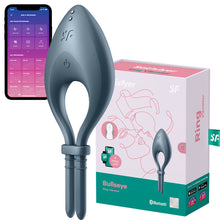 Load image into Gallery viewer, Satisfyer Bullseye Adjustable Vibrating Cock Ring APP Control Couples Sex Toy
