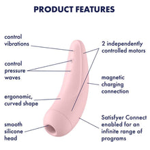 Load image into Gallery viewer, Satisfyer Curvy 2+ Air Pulse Clitoral Stimulator APP Control Vibrator Sex Toy
