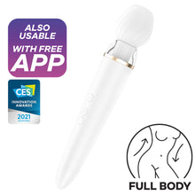 Load image into Gallery viewer, Satisfyer Double Wand-er APP Vibrator Massager Multi-Speed
