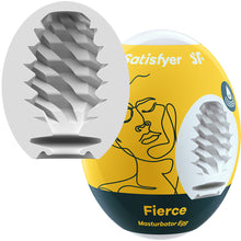 Load image into Gallery viewer, Satisfyer Masturbator Egg Fierce Male 3D Stroker
