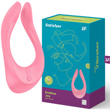 Load image into Gallery viewer, Satisfyer Endless Joy Couples Vibrator USB Clitoral Penis Stimulator
