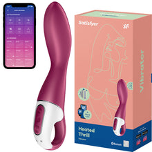 Load image into Gallery viewer, Satisfyer Heated Thrill Warming Vibrator APP Control Vibe USB Couples Sex Toy
