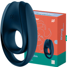 Load image into Gallery viewer, Satisfyer Incredible Duo Vibrating Cock Balls Ring Cocksling USB Couples Sex Toy
