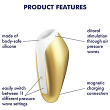 Load image into Gallery viewer, Satisfyer Love Breeze Clitoral Stimulator Vibrator Air Pulse Clit Sucker Sex Toy
