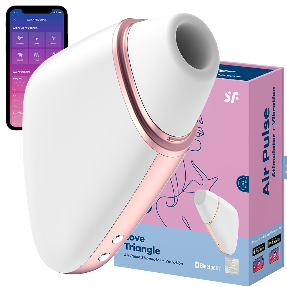 Satisfyer Love Triangle Video APP Air Pulse Clitoral Stimulator Vibrator Sex Toy