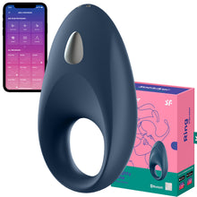 Load image into Gallery viewer, Satisfyer Mighty Cock Ring APP Control WiFi Vibrating Couples Penis Delay USB
