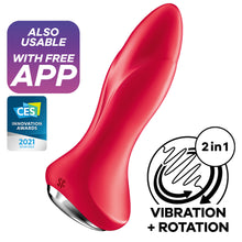 Load image into Gallery viewer, Satisfyer Rotator 1+ Anal Plug APP Rotating Vibrating Butt Vibrator Sex Toy
