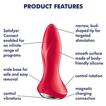 Load image into Gallery viewer, Satisfyer Rotator 1+ Anal Plug APP Rotating Vibrating Butt Vibrator Sex Toy
