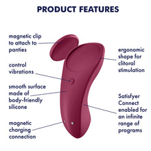 Load image into Gallery viewer, Satisfyer Sexy Secret Panty Vibrator Wearable APP Control Clitoral Stimulator
