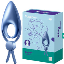 Load image into Gallery viewer, Satisfyer Sniper Vibrating Cock Ring Adjustable USB Couples Stamina Aid Sex Toy
