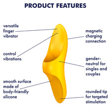 Load image into Gallery viewer, Satisfyer Teaser USB Rechargeable Finger Vibrator Clitoral Stimulator Sex Toy
