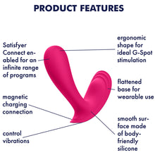 Load image into Gallery viewer, Satisfyer Top Secret Wearable Vibrator App Control Panties Couples Toy
