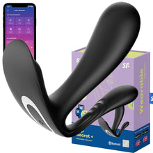 Load image into Gallery viewer, Satisfyer Top Secret+ Wearable Vibrator App Control Panties Couples Toy
