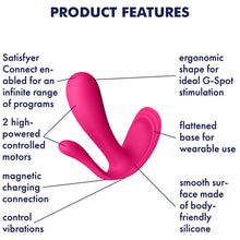 Load image into Gallery viewer, Satisfyer Top Secret+ Wearable Vibrator App Control Panties Couples Toy
