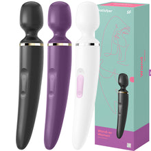 Load image into Gallery viewer, Satisfyer Wand Woman 13.4&quot; Vibrating Massager Clitoral Stimulator USB Sex Toy
