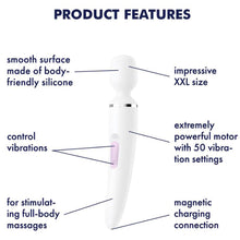 Load image into Gallery viewer, Satisfyer Wand Woman 13.4&quot; Vibrating Massager Clitoral Stimulator USB Sex Toy
