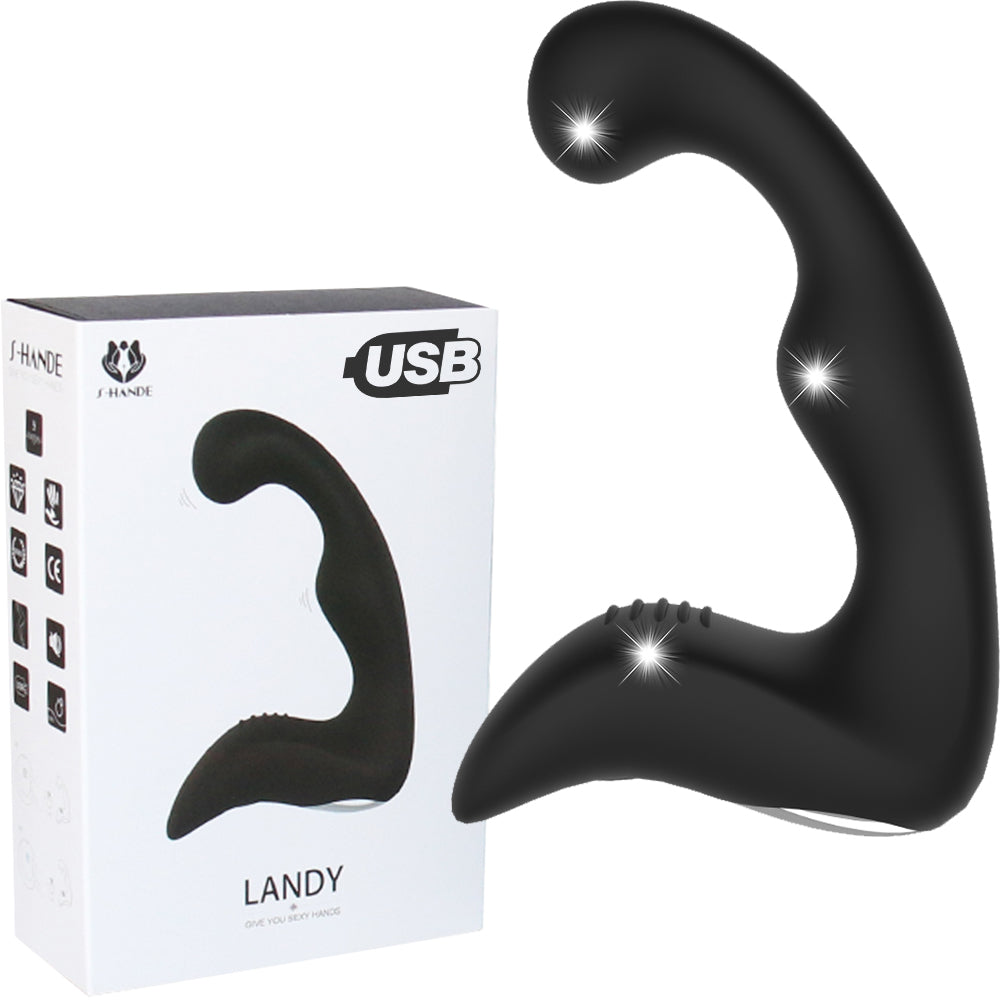 S-HANDE LANDY Rechargeable Prostate Perineum Massager Vibrator Sex Toy