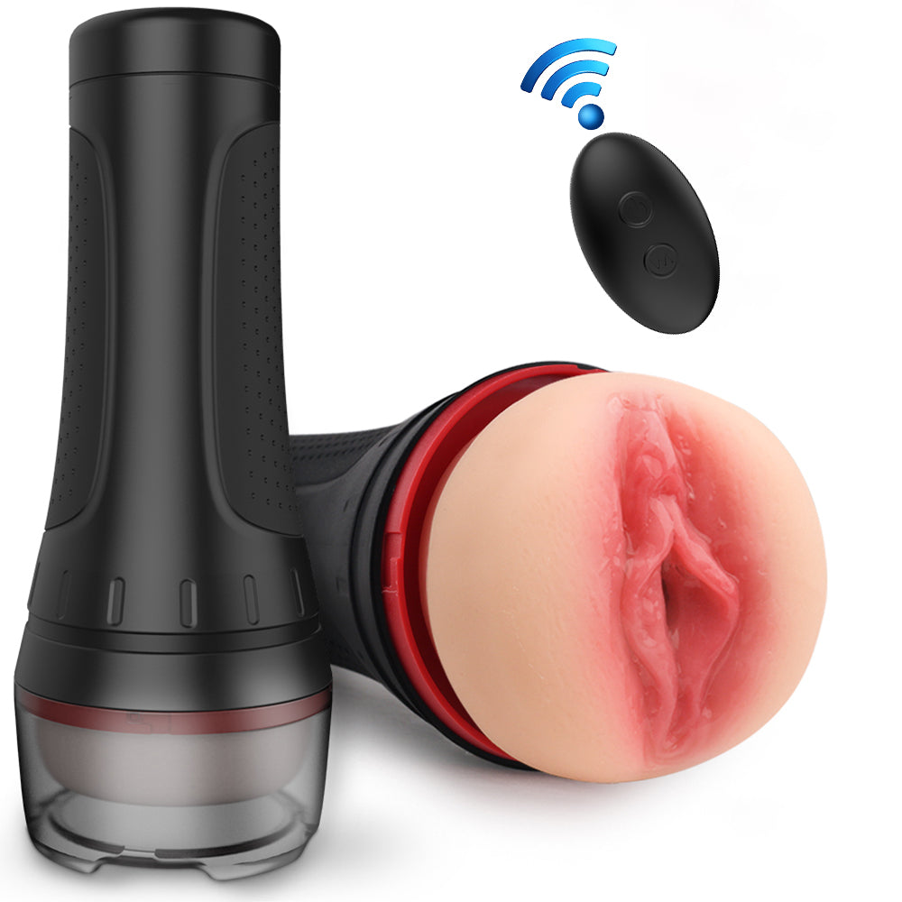 S-HANDE Hercules Pocket Pussy Masturbator Remote Control Vibrating