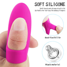 Load image into Gallery viewer, Dory Finger Massager Clitoral Nipple Stimulator Rechargeable Vibrator Pink
