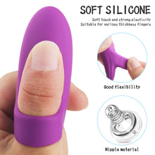 Load image into Gallery viewer, S-HANDE DORY Rechargeable Finger Vibrator Clitoral Stimulator Purple
