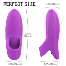 Load image into Gallery viewer, S-HANDE DORY Rechargeable Finger Vibrator Clitoral Stimulator Purple
