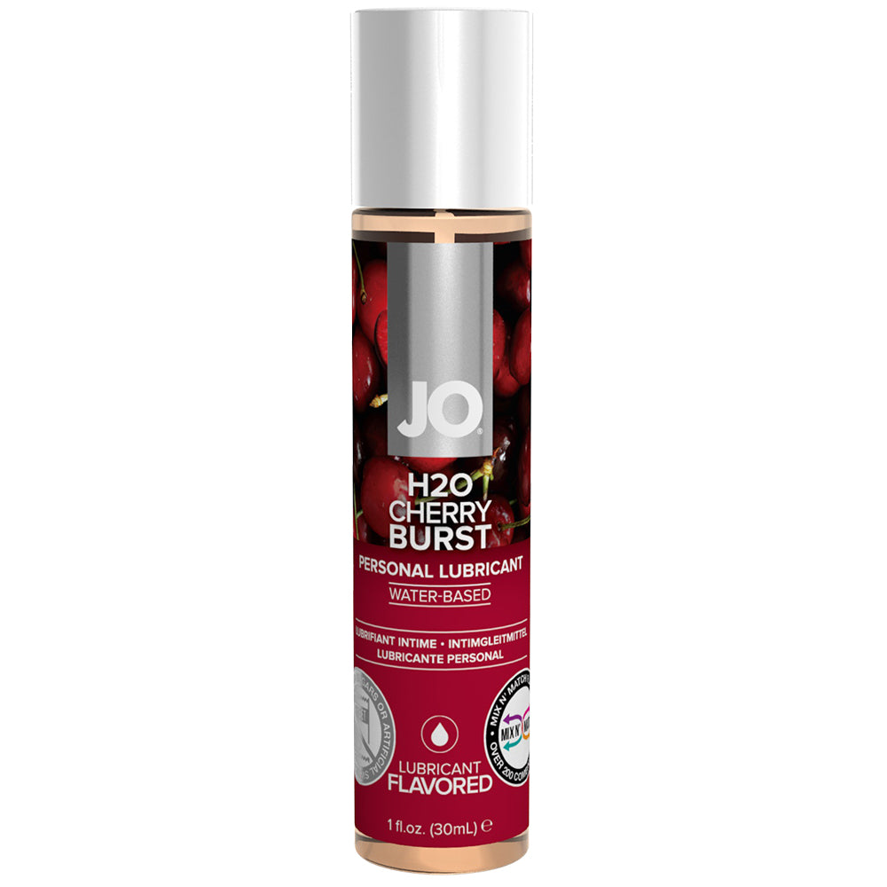 System JO H2O Flavored Cherry Burst Personal Lubricant Oral Sex Lube