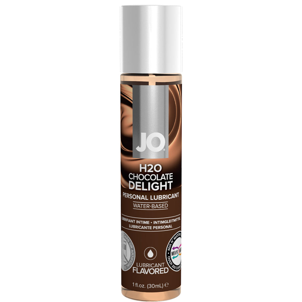 System JO H2O Flavored Chocolate Delight Personal Lubricant Oral Sex Lube