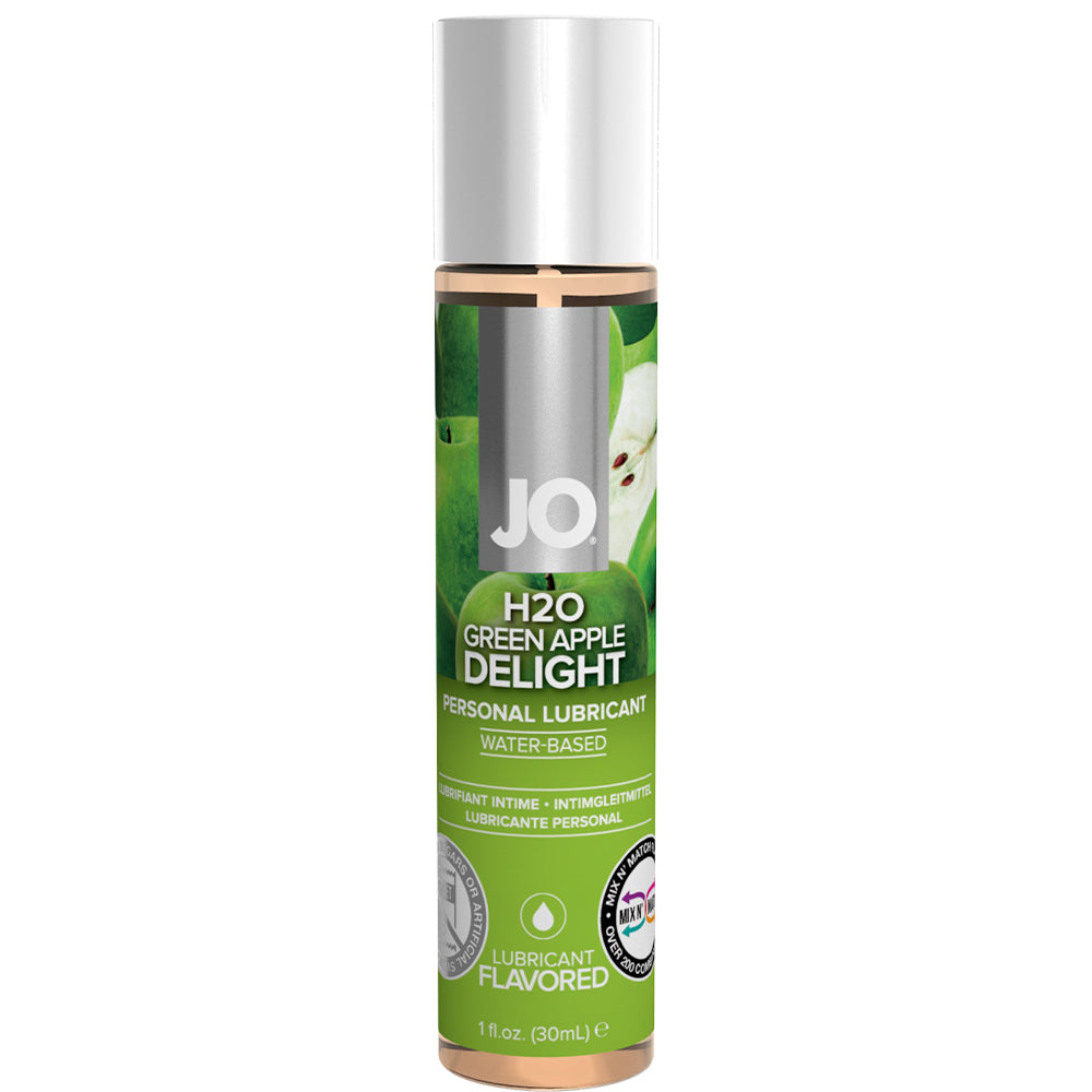 System JO H2O Flavored Green Apple Personal Lubricant Oral Sex Lube