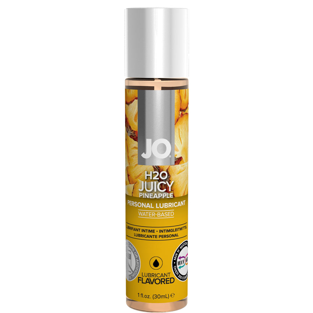 System JO H2O Flavored Juicy Pineapple Personal Lubricant Oral Sex Lube