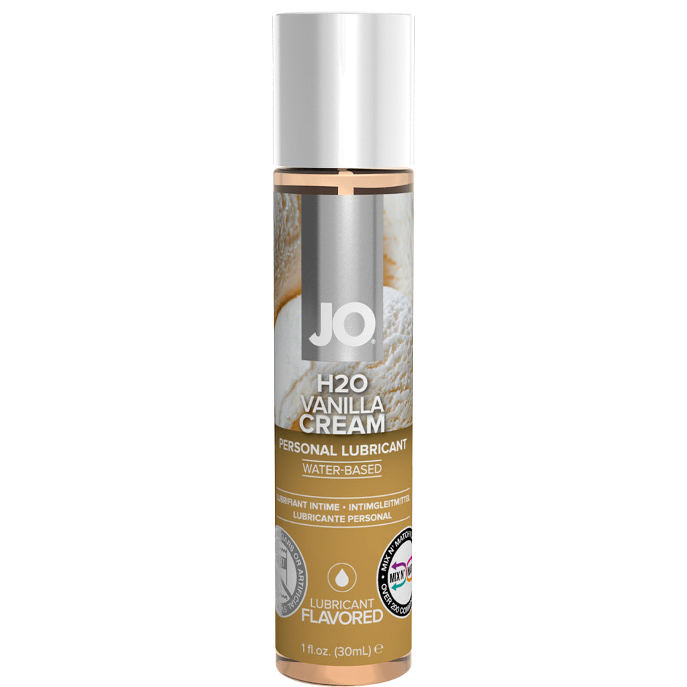 System JO H2O Flavored Vanilla Cream Personal Lubricant Oral Sex Lube