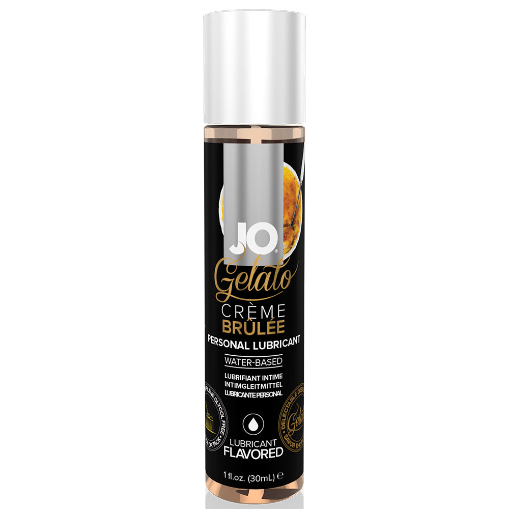 System JO Gelato CREME BRULEE H2O Personal Lubricant Oral Sex Flavoured Lube