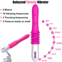 Load image into Gallery viewer, Brutus 11.4&quot; Thrusting Rotating USB Vibrator Large Telescopic Sex Machine
