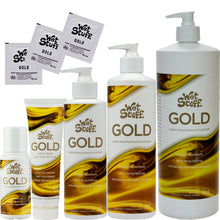 Load image into Gallery viewer, Wet Stuff GOLD Water-Based Personal Lubricant Sex Lube All Sizes
