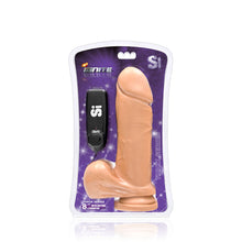 Load image into Gallery viewer, Thick Vibrating Cock w/ Balls and Suction 8in
