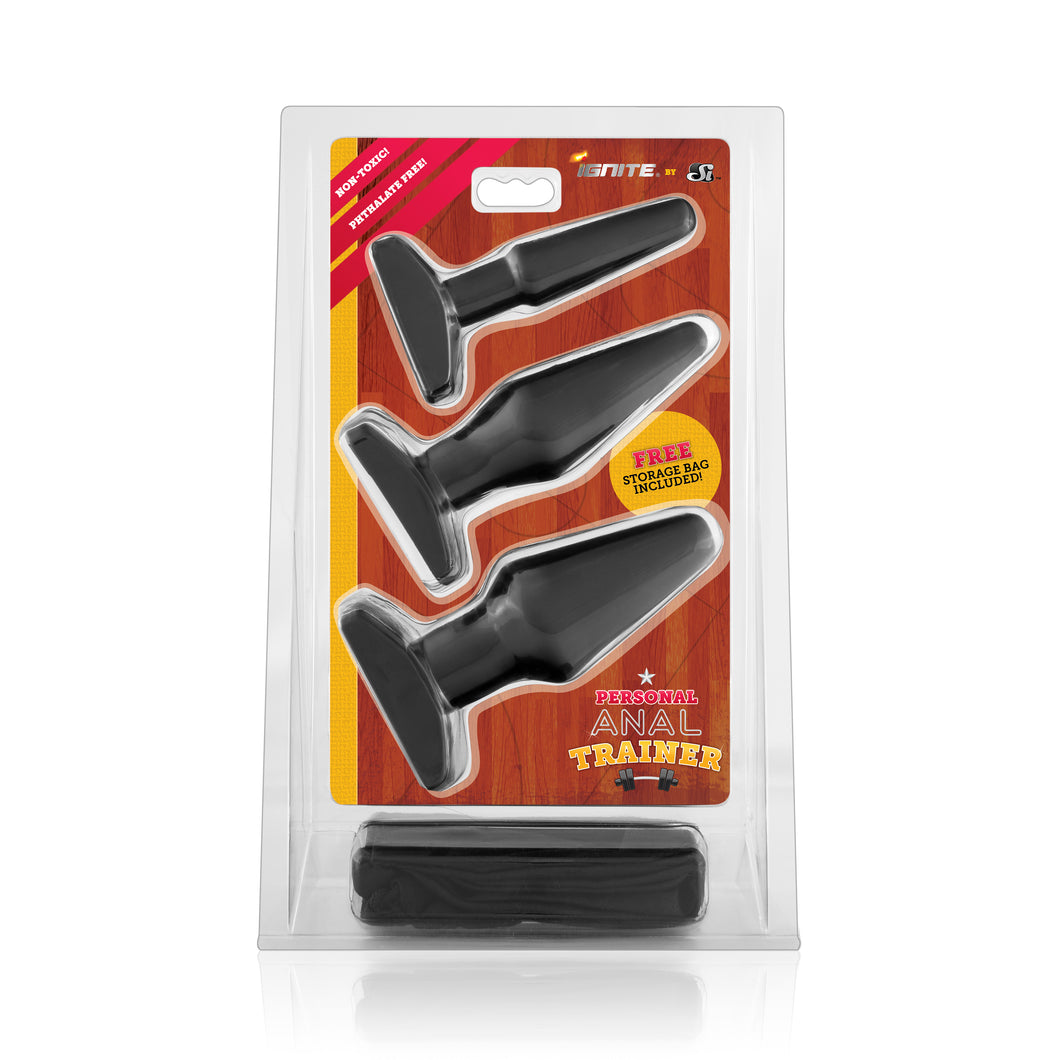 Anal Trainer Kit - Black - LOVEBEE