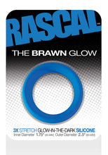 Load image into Gallery viewer, The Brawn Cockring Glow Blue
