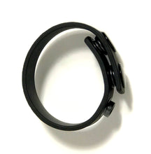 Load image into Gallery viewer, Boneyard Silicone Cock Strap - 3 Snap Ring - Black
