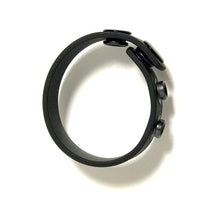 Load image into Gallery viewer, Boneyard Silicone Cock Strap - 3 Snap Ring - Black

