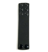 Load image into Gallery viewer, Boneyard 1.5in Silicone Ball Strap - 3 Snap - Black
