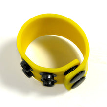 Load image into Gallery viewer, Boneyard 1.5in Silicone Ball Strap - 3 Snap - Black

